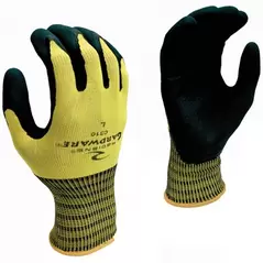BGC Glove Gardware 13G Green Nylon Double Coat L
