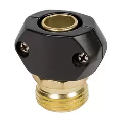 Gilmour Heavy Duty 5/8" Brass Male Clamp Coupling