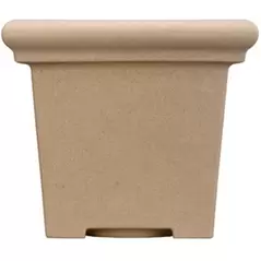 HC 20" Terrazzo Square Planter Sandstone