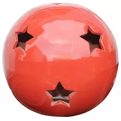 MCarr 10" Sphere W/Stars Red