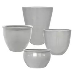 MCarr 26PC Plain Planter Plt Dallas Gray