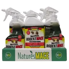Nature's Mace MiniMace 12pc Rodent Repellent RTU & Concentrate Counter Display