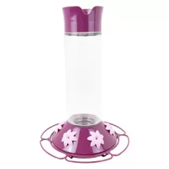 Perky Pet 30oz Royal Berry Best Glass Hummingbird Feeder