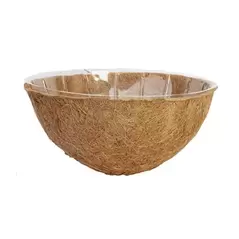 Panacea 14" Round Premium Moisture Keeper Coco Liner With Poly Insert
