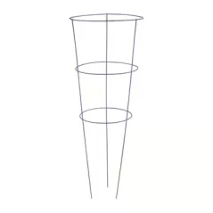 Panacea 42" Blue Tomato Cage 3 Leg 3 Ring