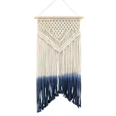 Primitive Wall Hanging B Blue Hanger