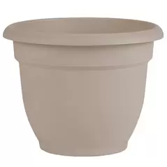 Bloem 8" Ariana w/ Grid Planter Pebble Stone