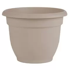 Bloem 10" Ariana w/ Grid Planter Pebble Stone