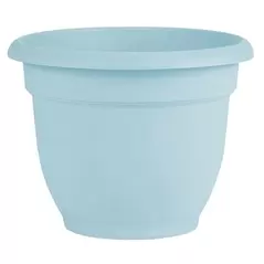 Bloem 12" Ariana w/ Grid Planter Misty Blue