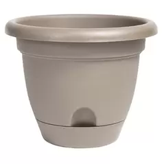 Bloem 10" Lucca Planter Pebble Stone
