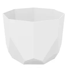 Bloem 6" Tuxton Planter Casper White