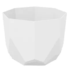 Bloem 8" Tuxton Planter Casper White