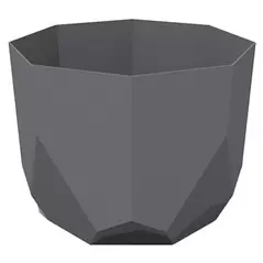 Bloem 8" Tuxton Planter Charcoal