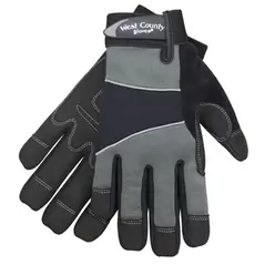 SWI West County Men Work Glove Coal XXL Synthetic Leather Pad Palm