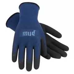 SWI Mud Glove Latex Palm Bamboo Blue Med/Large