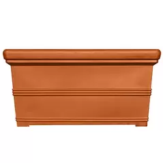 Tusco 48" Rectangle Planter Terra Cotta