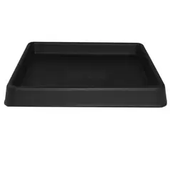 Tusco 12" Square Saucer Black