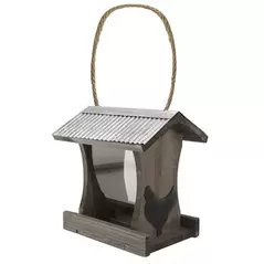 Woodlink Rustic Farmhouse Tall Hopper Feeder Galvanized Roof