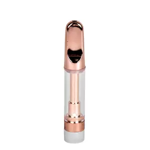 1mL 510 Screw Top Rose Gold Tip Vape Cartridge