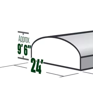 Quonset Structure 24’ Wide Post To Post