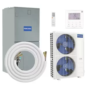 Mrcool 48K BTU HyperHeat Central Ducted Air Handler And Heat Pump Condenser - 15.6 SEER2