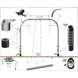 Kelly Systems Inc. KEL2020 "Complete" DIY Pneumatic Tube System