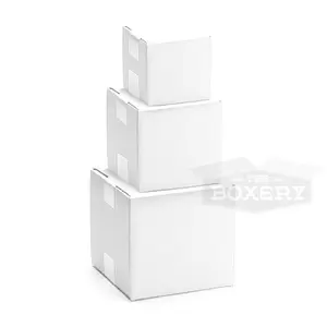 White Corrugated Boxes - The Boxery