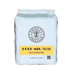 GroEzy™ 1 Gallon Prefilled 70/30 Coco Perlite Grow Bag - The Coco Depot