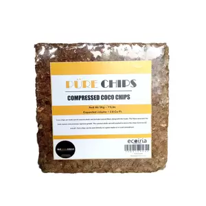 Pure Coco® Chips Compressed 4kg block - The Coco Depot