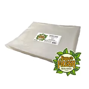 Super Fresh Seal Bags 4.5 Mil - Black/Clear - 15” x 18” - 100 CT