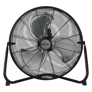 Pro High Velocity Metal Blade Floor Fan 20" - Hurricane®
