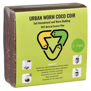 Urban Worm Coco Coir 1.4 Lb BlockUrban Worm Coco Coir 1.4 Lb Block