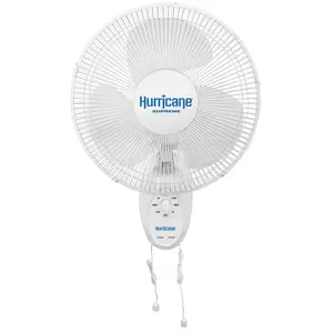 Supreme Oscillating Wall Mount Fan 12" - Hurricane®