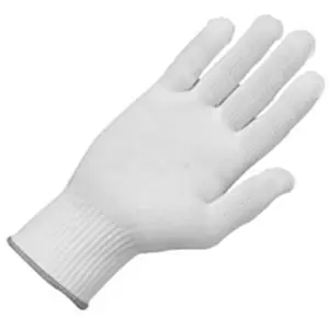 10 Gram Tetoron Poly Fiber Full Finger Glove Liners - 12-Pair