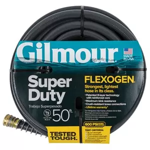 Gilmour Flexogen S Duty 5/8" X 50' Gray Hose