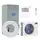 Mrcool 36K BTU HyperHeat Central Ducted Air Handler And Heat Pump Condenser - 16 SEER2