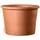 Deroma 8.98" Cylinder Pot Terra Cotta Case Pack