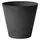 Artstone 8" Round Napa Planter Black