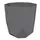 Bloem 10" Tuxton Planter Charcoal