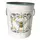 DDI 10.2in Honey Bee Metal Planter Rustic White