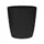 HC 16" Aria Round Planter Black