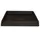 Tusco 12" Square Saucer Planter Tray Espresso