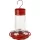 Natures Way 20oz Glass Hummingbird Feeder Scarlet Swirl