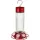 Natures Way 28oz Hummingbird Feeder Ribbed Rose Glass