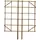 Kelmar 48" Square Espalier Redwood Trellis