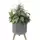 Algreen 10.8" Stand Planter Brushed Gray