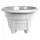 DCN 15" Azura Round Patio Planter Light Grey