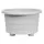 DCN 15" Futura Round Patio Planter Light Grey