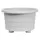 DCN 18" Futura Round Patio Planter Light Grey