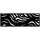 Outdeco 16"x48" Metal Fence Top Waves Black